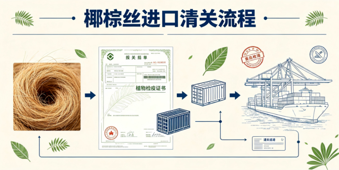 椰棕丝进口报关全攻略（清关合规要点与避坑指南）